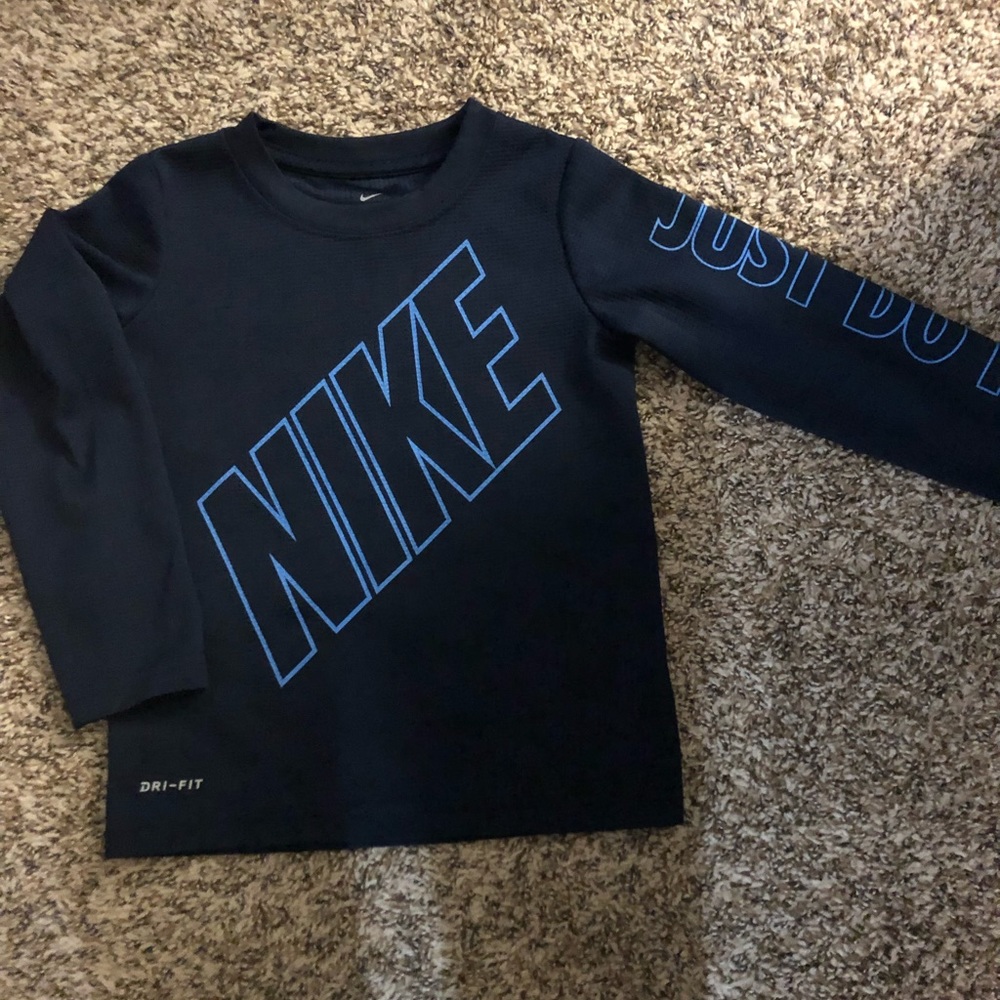 Two Nike Dry fit long sleeve shirts